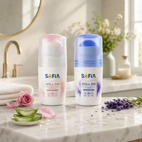 Roll-on deodorant etiket tasarımı