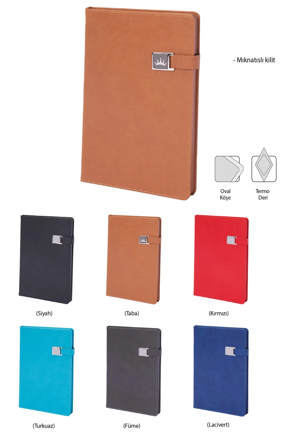 ATM 212 Defter Termo Deri (13 × 21 cm)