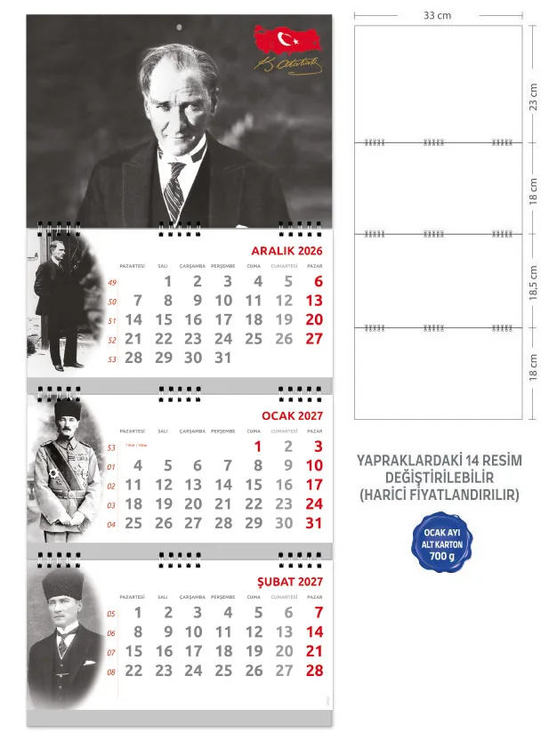 Logolu Atatürk Temalı Ürünler