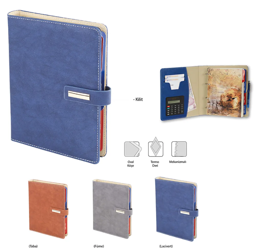 ATM 135 Organizer Ajanda Termo Deri (17 × 23 cm)