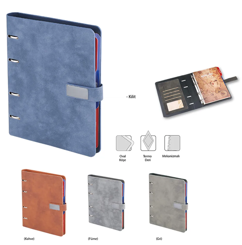ATM 136 Organizer Ajanda Termo Deri (17 × 23 cm)