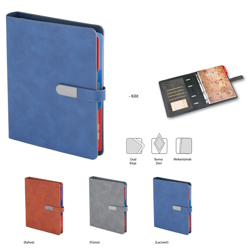 ATM 140 Organizer Ajanda Termo Deri (17 × 23 cm)